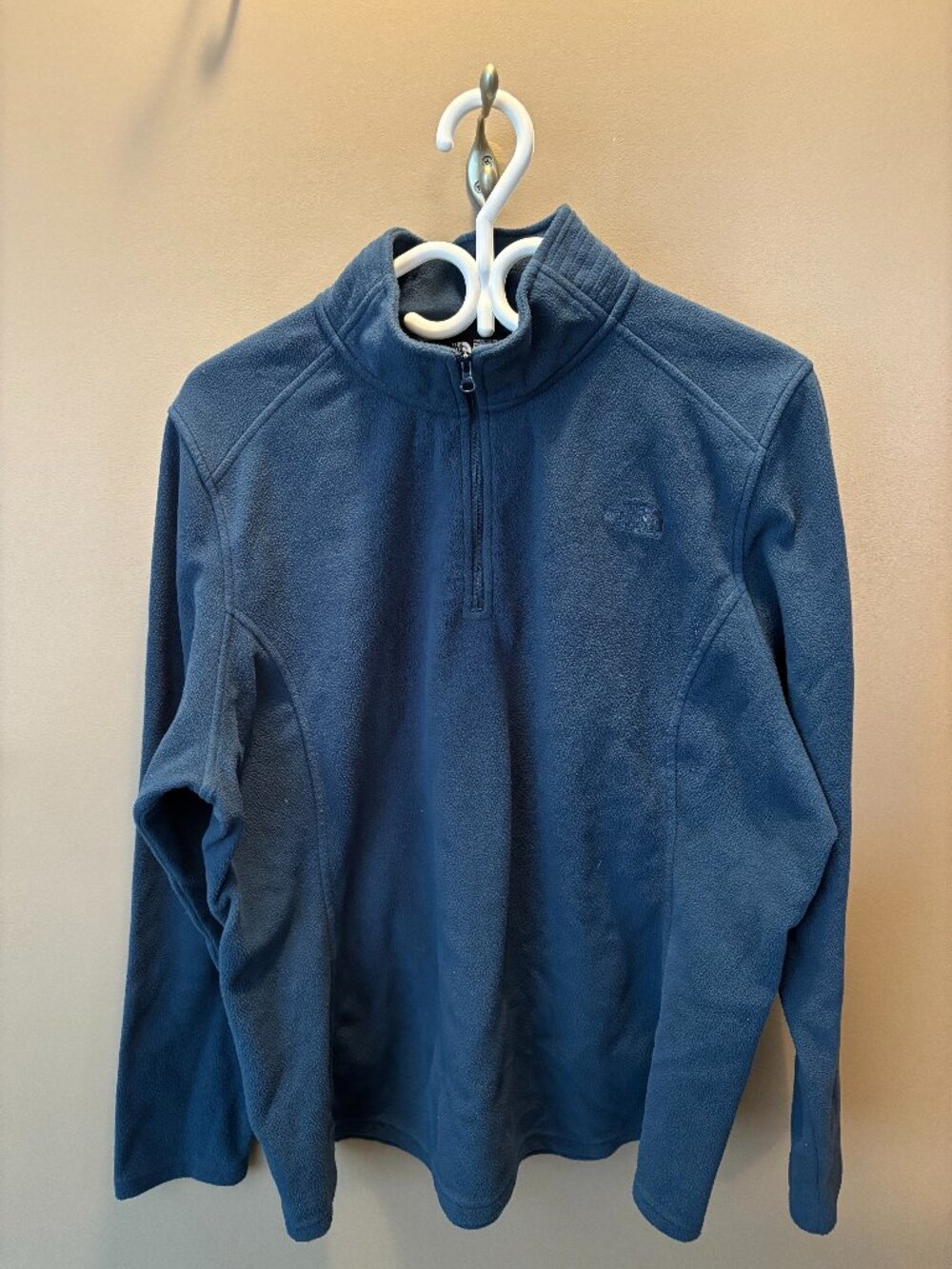 North Face Fleece Half-zip blue